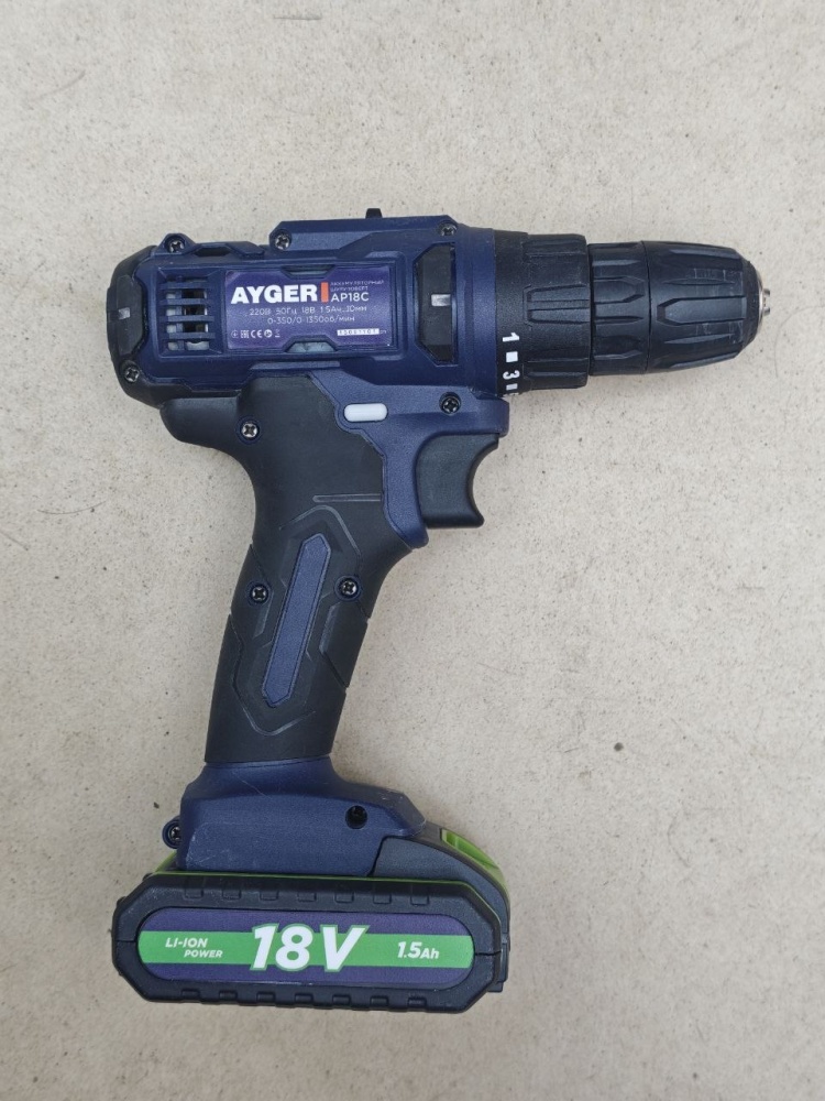 Шуруповерт Ayger 18V
