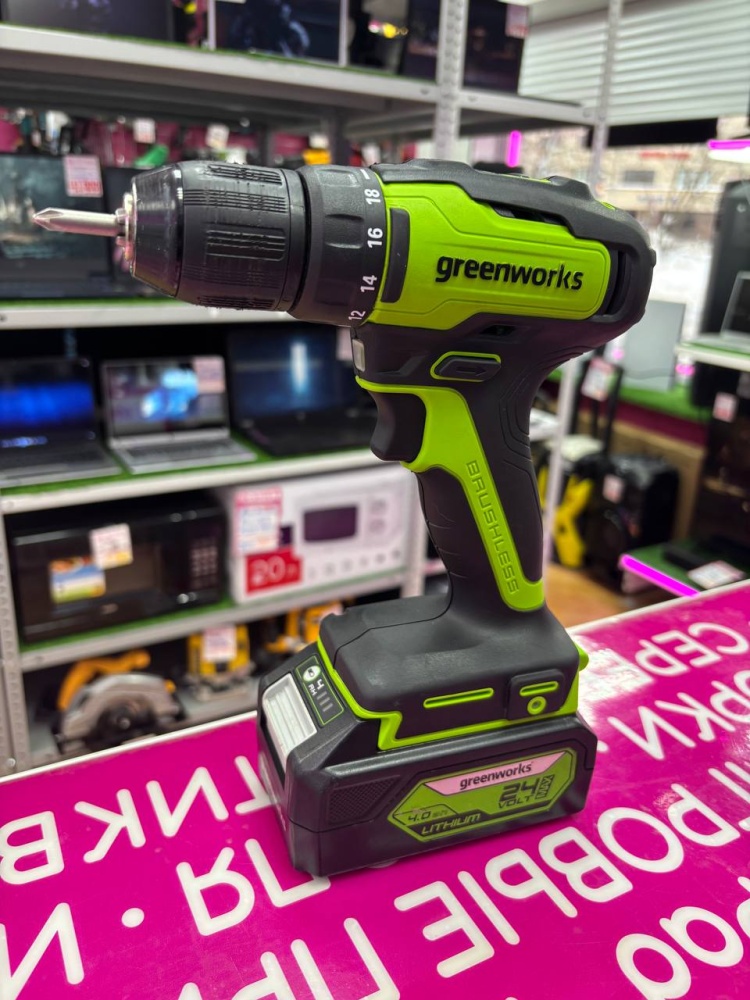 Шуруповерт Greenworks 24Volt